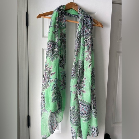 Accessories - Paisley Sheer Scarf/Shawl